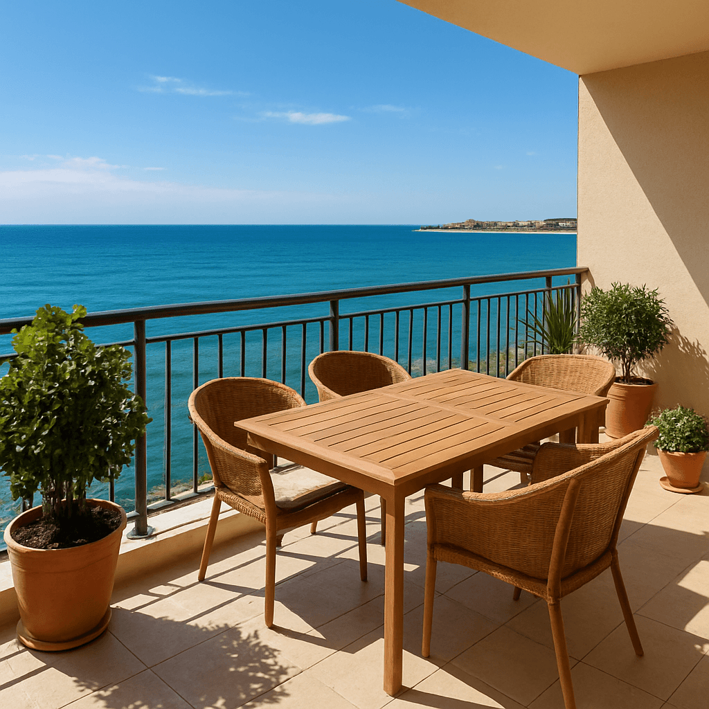 Terrasse mit Meerblick